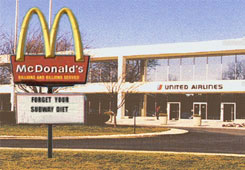 WHQ with McDonalds sign