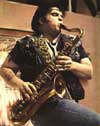 Eddie Playing Saxaphone